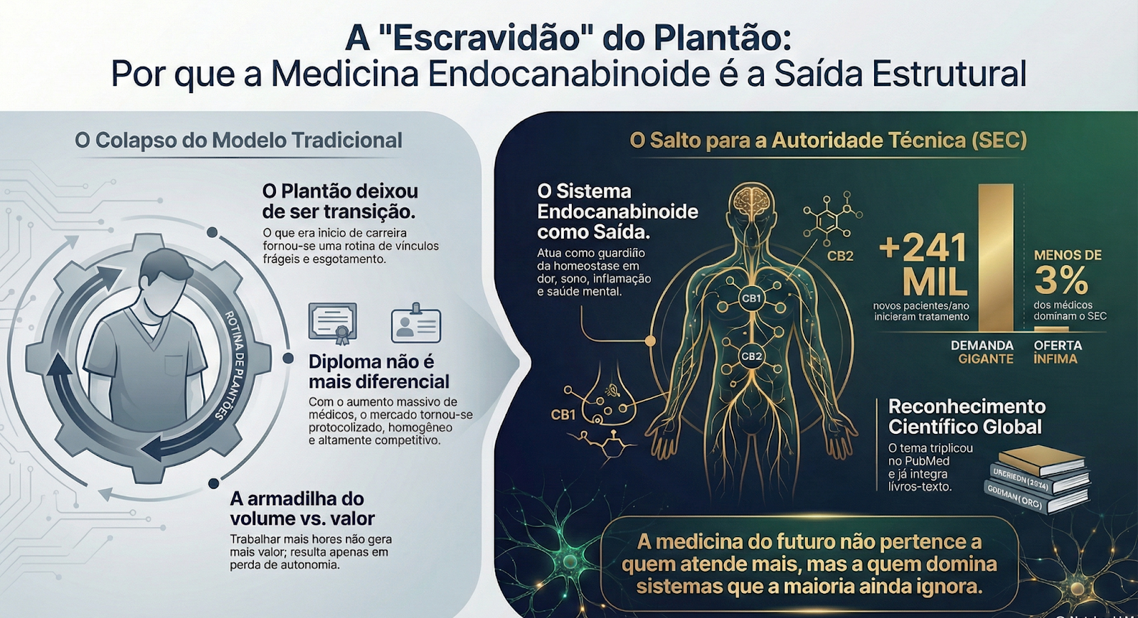 A "Dependência" do Plantão: Como a subespecialização em áreas emergentes é a única saída. 1 image 2 e1774385104385