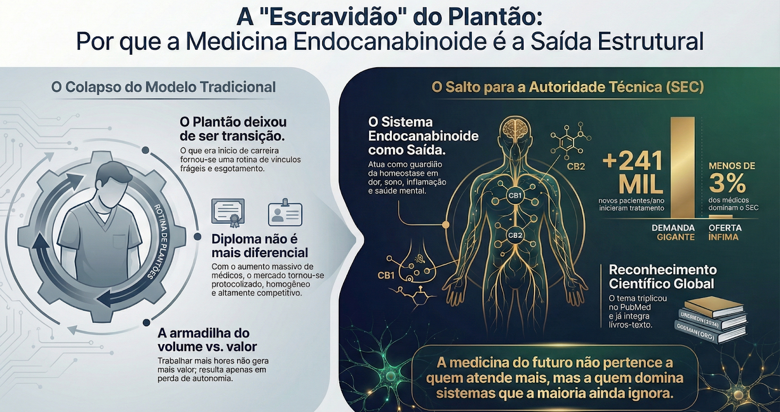 A "Dependência" do Plantão: Como a subespecialização em áreas emergentes é a única saída. 1 image 5 e1775723574435